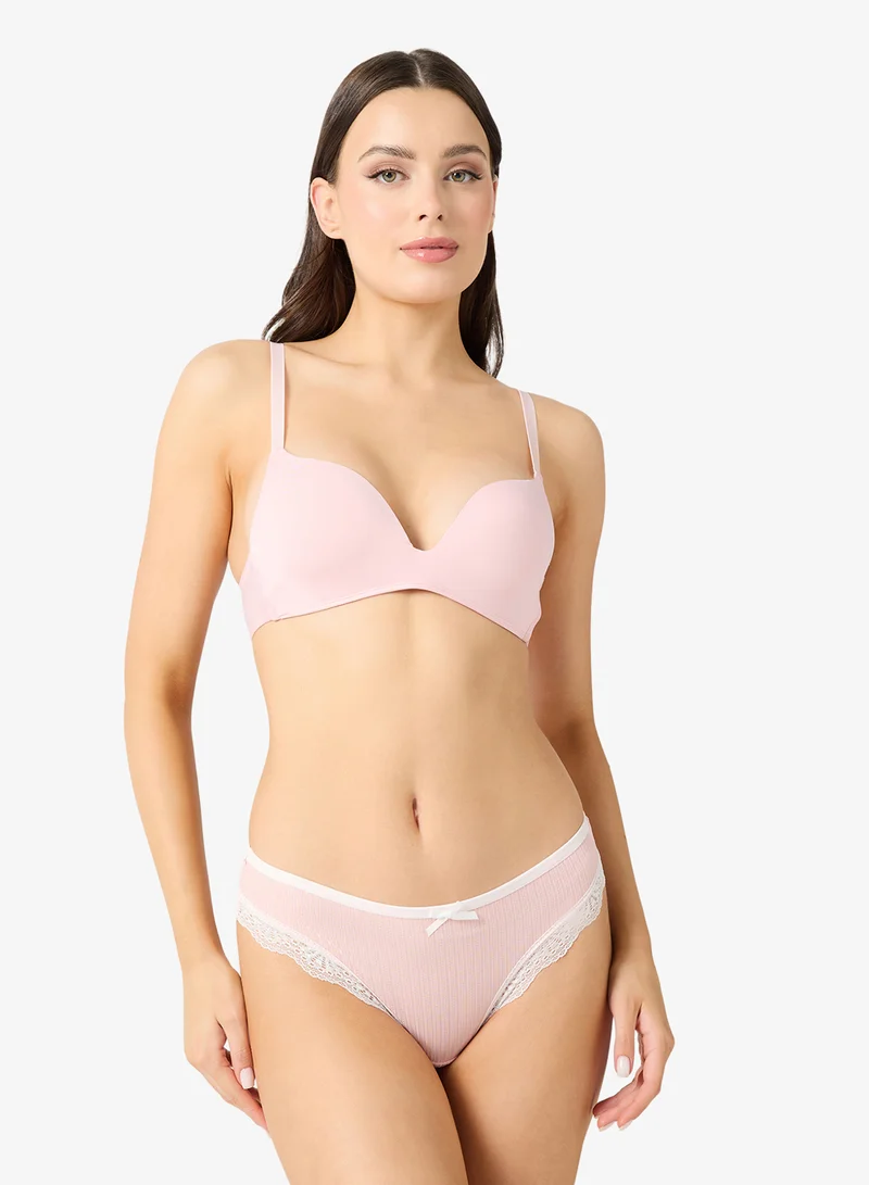 جينجر 3PC Lace Detail Thong